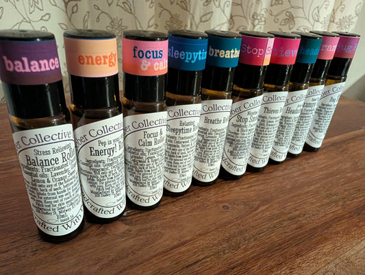 Holistic Essential oil Rollers-Signature Blends each for a Different Purpose-Purchase with Purpose!