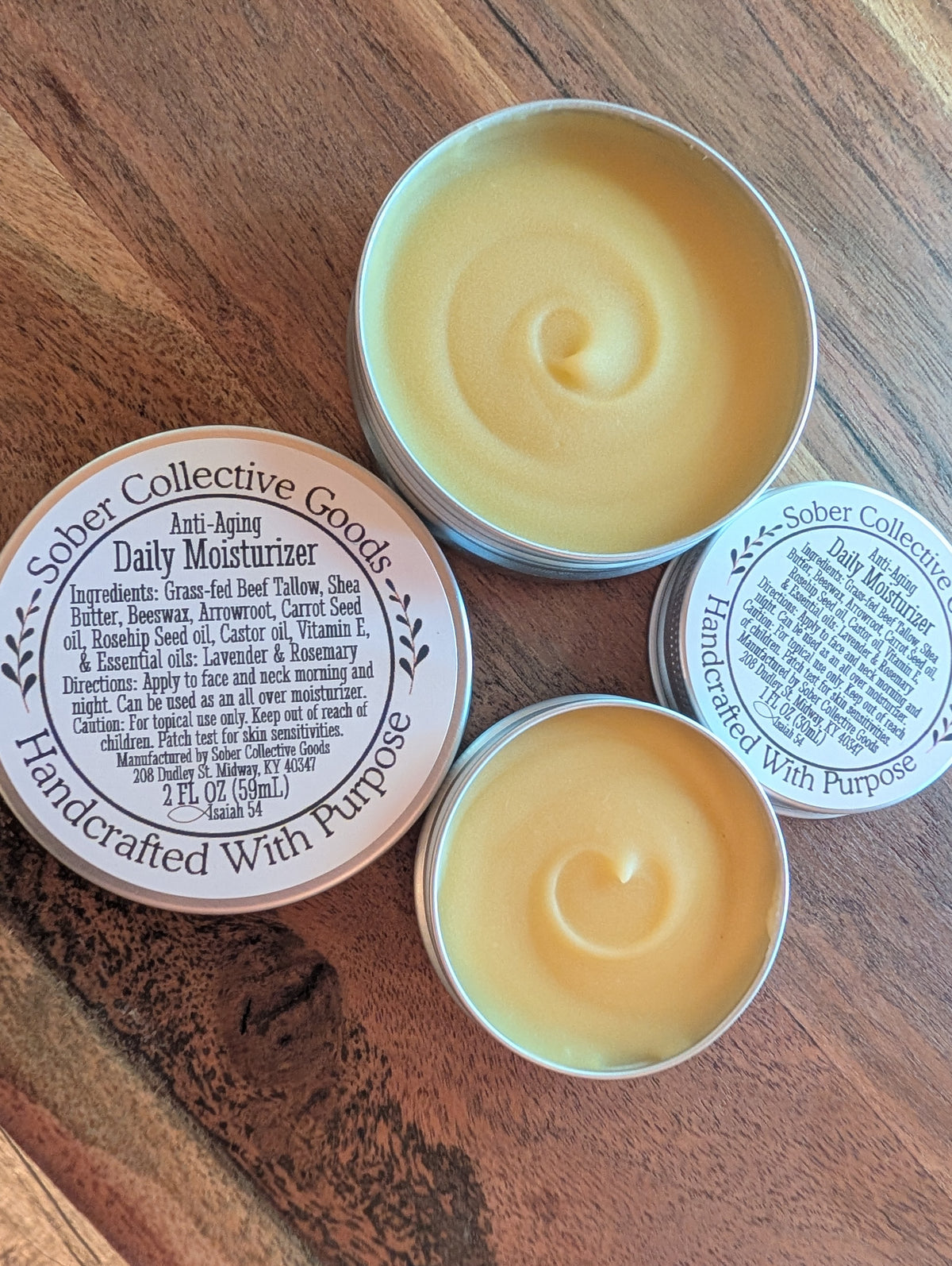 Anti-Aging Daily Moisturizer - Made with Tallow & so much more - It's the BEST!