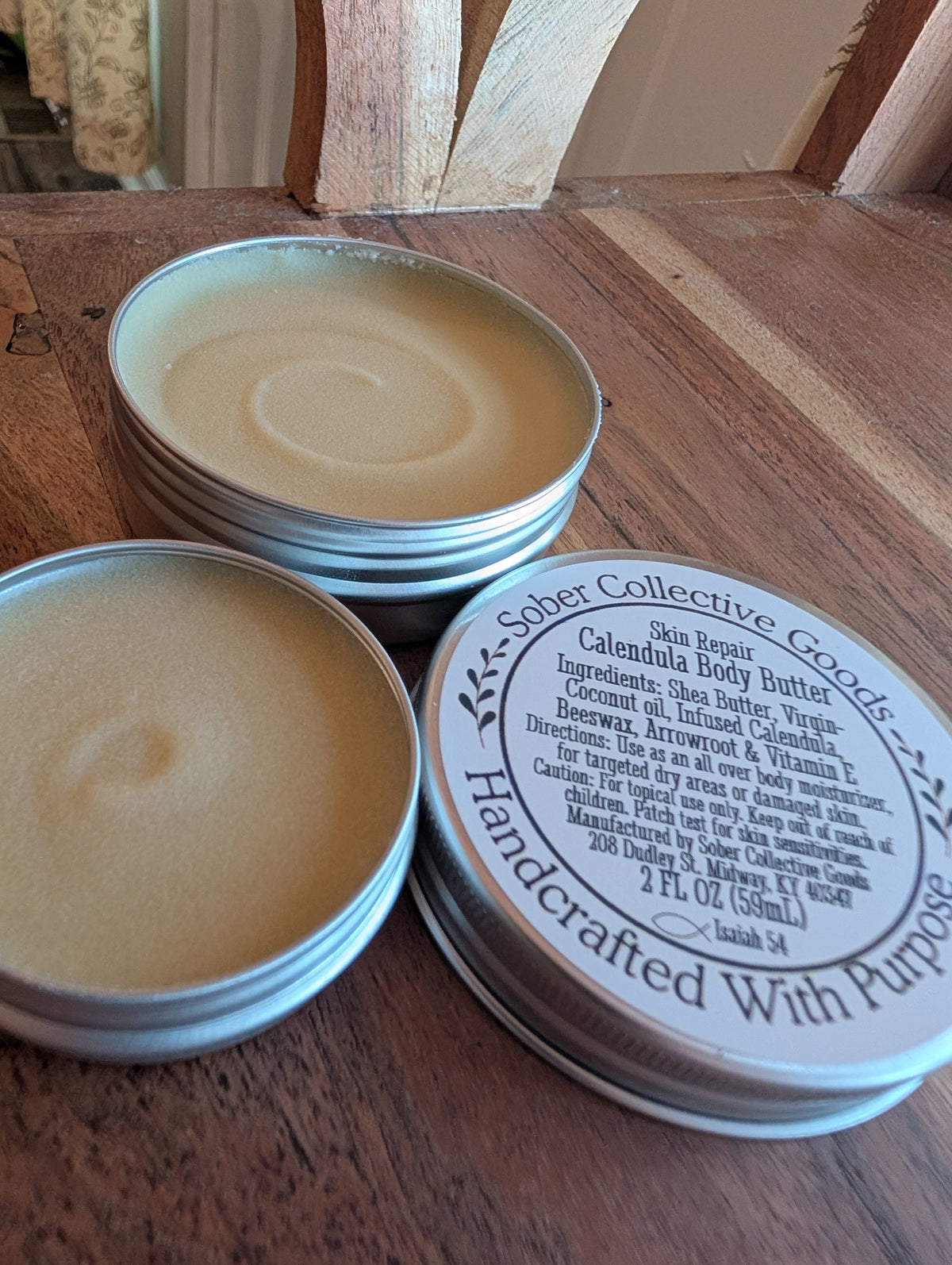 Calendula infused Body Butter - Healing & Repair - All Over Moisture