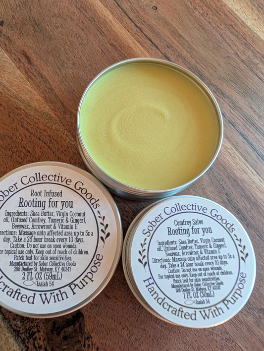Rooting For You (comfrey, ginger & turmeric salve)