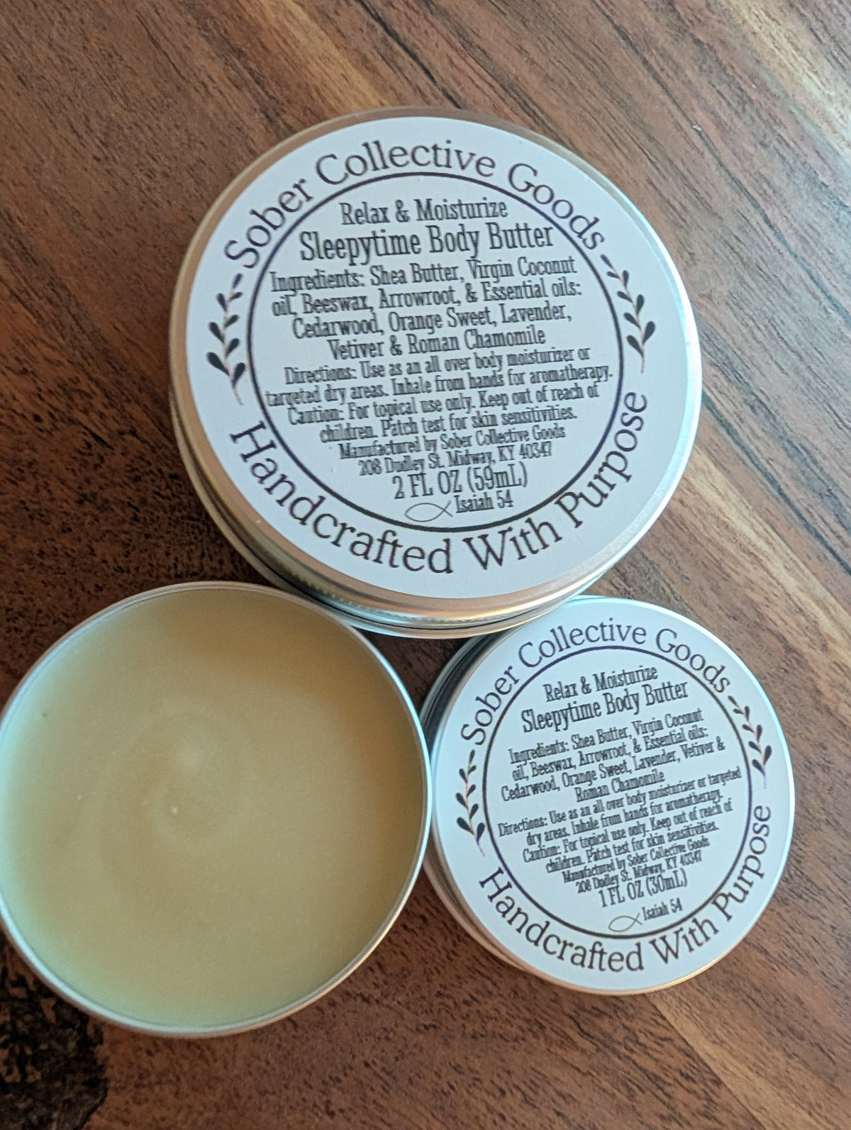 Sleepytime Body Butter (ZZzzZZzz) - Relaxing & Moisturizing - Organic Skincare