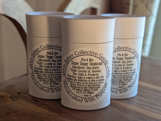 Super Duper Deodorant - IT WORKS! - Aluminum Free-Truly All Natural 24+hr Protection